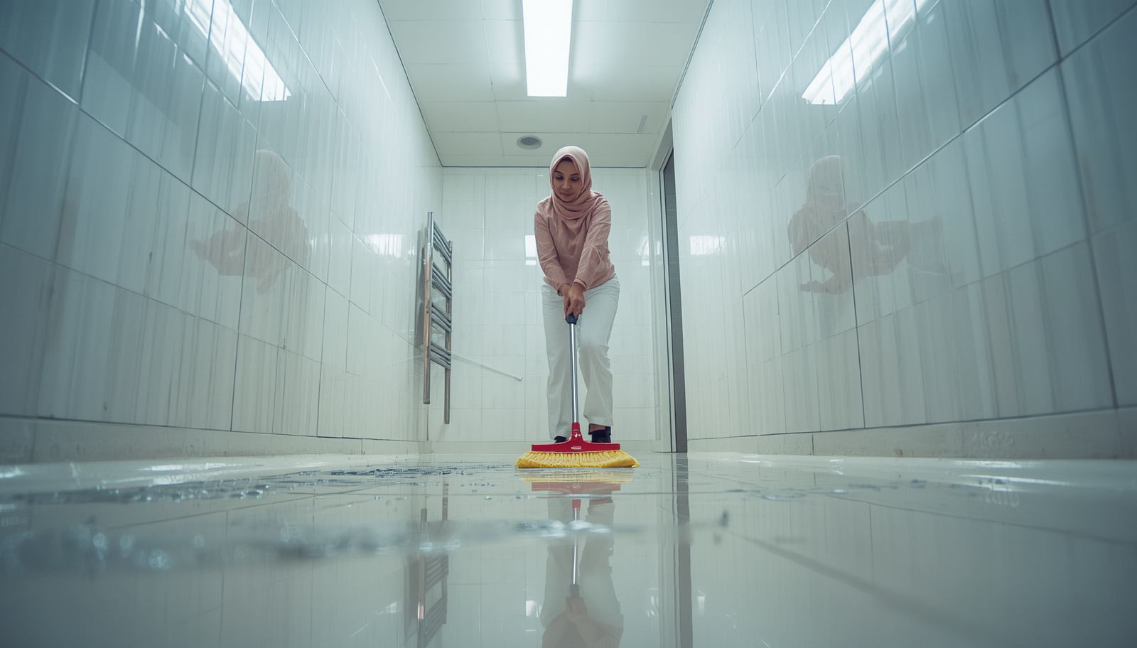 Bathroom floor cleaning | Call - 9760422337